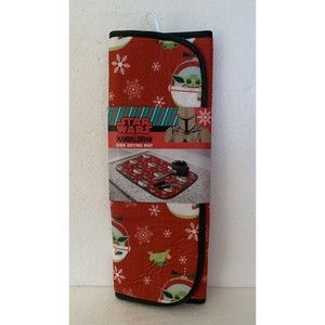 Star Wars Mandalorian Dish Drying Mat Christmas Baby Yoda The Child Grogu Disney
